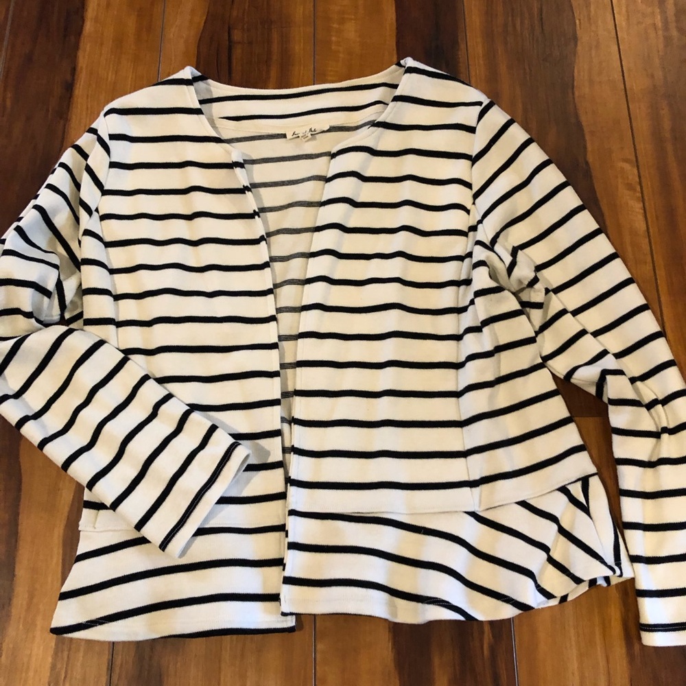 Striped cardigan